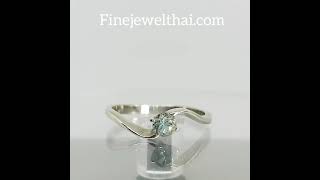 Finejewelthai-แหวนโทพาซ-โทพาซ-แหวนพลอย-พลอยเดือนเกิด-Topaz-Silver-Ring-Birthstone-R1073tp