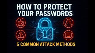 How Hackers Steal Passwords 🔓 | 5 Common Attack Methods Explained (Beginner Friendly)