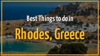 Top 10 Best Things to do in Rhodes, Greece | #shorts | The Facts