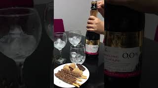 ASMR UNBOXING SPARKLING RED WINE || GANES ISAAC