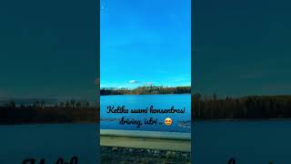 Ketika suami konsentrasi driving, begini ulah istri 🤣🤣🇮🇩🇮🇶🇸🇪💐💥 #viral  #sweden