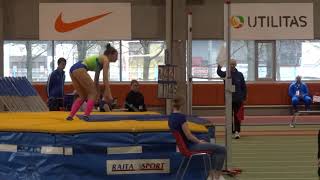 Iris Breganski (SLO) High jump 1st World Deaf Indoor Athletics Championships Tallin 2019