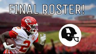 Kansas City Chiefs 53 man roster REACTION and ANALYSIS!