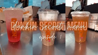 DUNKIN SECRET MENU + BONUS FOOD |Nariah Range