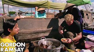 Gordon Ramsay Learns How To Prepare Vietnamese Soup | Gordon's Great Escape