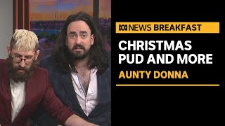 'Absurdist' comedy group Aunty Donna on Always Room for Christmas Pud | ABC News