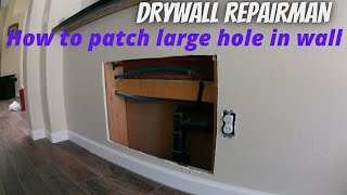 How to patch hole in wall easy drywall repair patching step by step patching process from a pro
