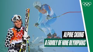 A family of NINE Olympians?! 🇦🇷⛷️