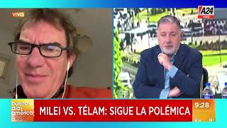 🔴 Javier Milei vs. Télam: "Télam discriminó a los opositores" -  Darío Lopérfido