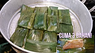 Kuih Tradisional Satu ini Memang Lazat| Cuma 3 Bahan Utama!#lepatpisang #pisang