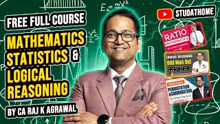 Free Quantitative Aptitude Full Course for CA Foundation | Maths, Statistics \u0026 Logical Reasoning