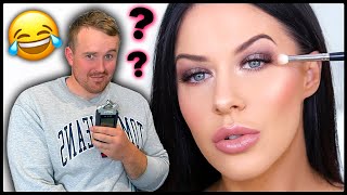 Boyfriend Does My Voiceover! Makeup Tutorial!