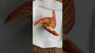 Carving Apple very fast and beautiful|Fruit Decorations idea|Vegetables|Garnish|Amazing|#shorts