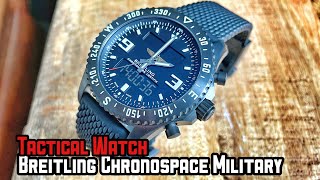 【REVIEW³²】Breitling Chronospace Military: Features \u0026 Rubber Clasp! 🔍⌚