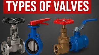 Types of Valves Explained | Gate, Globe, Ball & Butterfly Valves with Function