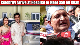 Celebrity Reached at Hospital to Meet Saif Ali Khan - Doctor Byte - Out of Danger