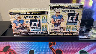 2023 Panini Donruss NFL Football 🏈 Mega Boxes.  Red Lasers vs Blue Scopes!