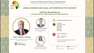 Africa In The Moot | Using evidence and legal authorities in the Vis Moot