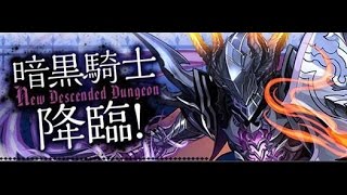 パズドラ【暗黒騎士降臨！】魔法美容師・ビスケ 12.25倍PT ノーコン 地獄級