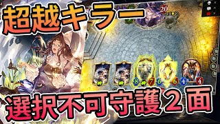 【アンリミ】選択不可守護2面！！超越ウィッチキラーの清浄ビショップ【シャドバ/Shadowverse/暗黒のウェルサ】