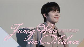 🐾알차게 보낸 쩡아지의 나날들☀︎𓂃࣪˖ JUNGWOO in Milan🇮🇹 | TOD’S Spring-Summer 2025 Women’s Fashion Show