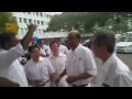 dpm tharman shanmugaratnam arriving at kovan food market