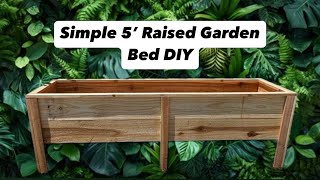 Simple Raised Garden Bed DIY Tutorial | Make Money Woodworking