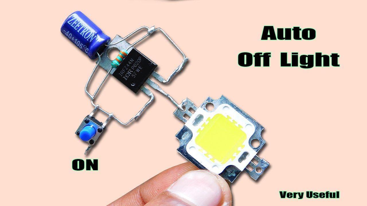 Automatic Led Light Off Circuit Youtube