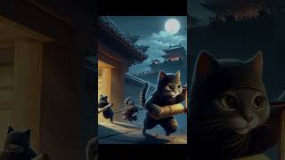 Ninja cats #cat #cute #funny #shorts