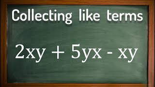 Algebra Collecting like terms - GCSE Maths