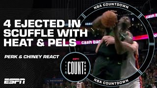 Reaction to scuffle between Heat & Pelicans | NBA Countdown