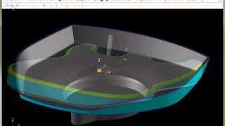 SURFCAM Tutorial - 3-Axis Multi-Cut: Spiral and Undercut