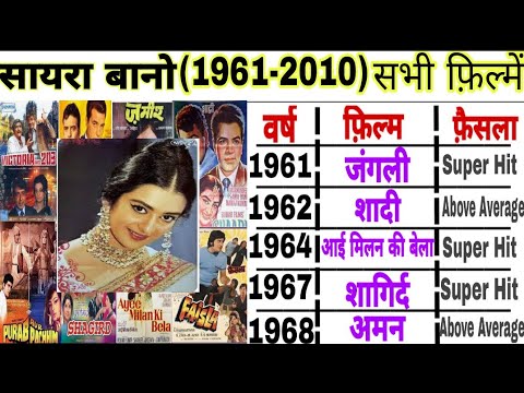 Saira Banu(1961-2010)all Films|Saira Banu Hit Flop Movies List|saira ...