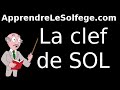 La clef de SOL - apprendre le solfège