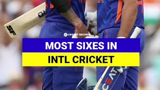 Top 5 Batsmen with Most Sixes in odi Cricket History 1970-2023