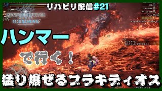 ハンマーで行く！猛り爆ぜるブラキディオス【モンハンワールドアイスボーン】【アイスボーンハンマー】