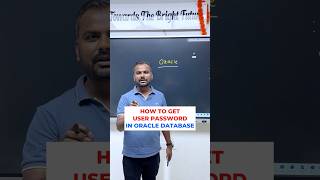 How to get user password in Oracle database | Learnomate Technologies