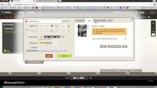 Creating a timeline using Timeglider