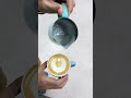 trying to pour an empty keyhole tulip latteart coffeeart