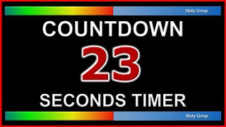 ⏰ 23 Seconds Timer - Countdown Full HD 1080p - Background Relaxing Music