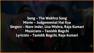 The Wakhra Song | Judgemental Hai Kya | Navv Under,Lisa Mishra,Raja Kumari