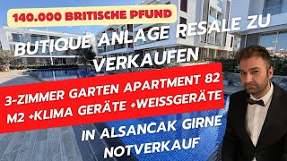 Notverkauf: 3-Zimmer-Gartenapartment in Nordzypern