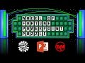 Wheel of Fortune - PowerPoint Puzzle