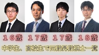 １８歳までに四段に昇段したプロ棋士一覧