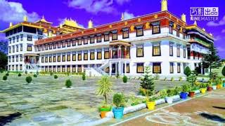 བློ་གླིང་གྲྭ་ཚང་གི་ཕྱིའི་བཀོད་པ