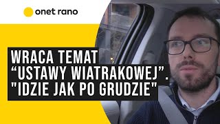 Wraca ustawa wiatrakowa. “Wygląda jak konkurs, kto wymyśli głupszy pomysł na zablokowanie wiatraków”