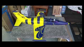 Banana Hobby  FlyFans Baltic Bees L-39 Albatros 64mm RC EDF Jet unboxing