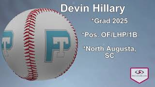 Devin Hillary 2025 OF/LHP/1B PT SHOWCASE DAYTONA 8-6-22