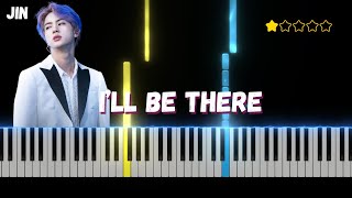 Jin - I'll Be There︱Easy Piano Tutorial