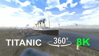 360° VR Experience Outside TITANIC Boat Deck in 8K 60fps